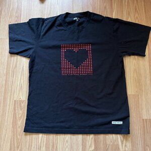 Uniqlo PEACE FOR ALL Short-Sleeve Graphic T-Shirt Rei Inamoto Mens XL Black